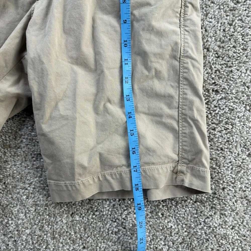 American Eagle Outfitters Chino Shorts Mens 30 Beige Extreme Flex Slim Fit
